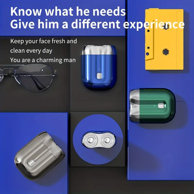 U Electric Shaver, Double Head Electric Shaver, Mini Beard Shaver, Pocket Beard Trimmer, Rechargeable Small Cannon Shaver, Portable Mini Beard Trimmer, Washable Shaver For Men Razor, Magnetic Suction Shaver, Portable IPX7 Head Double Charge Trimmer U Electric Shaver, Double Head Electric Shaver, Mini Beard Shaver, Pocket Beard Trimmer, Rechargeable Small Cannon Shaver, Portable Mini Beard Trimmer, Washable Shaver For Men Razor, Magnetic Suction Shaver, Portable IPX7 Head Double Charge Trimmer